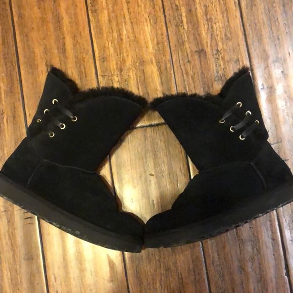 UGG Shoes - 17. Ugg winter wool black boots